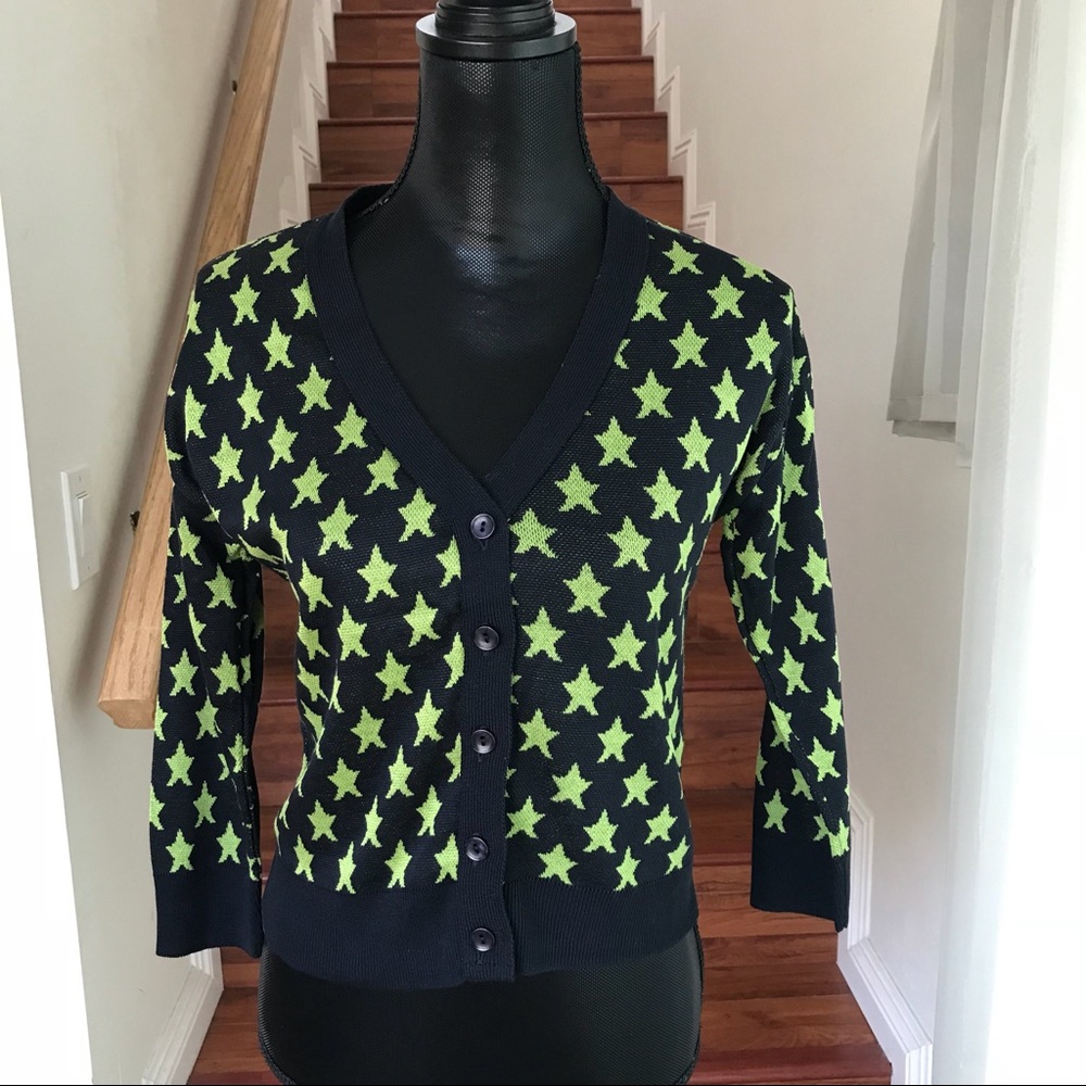 CONFESS button front cardigan
